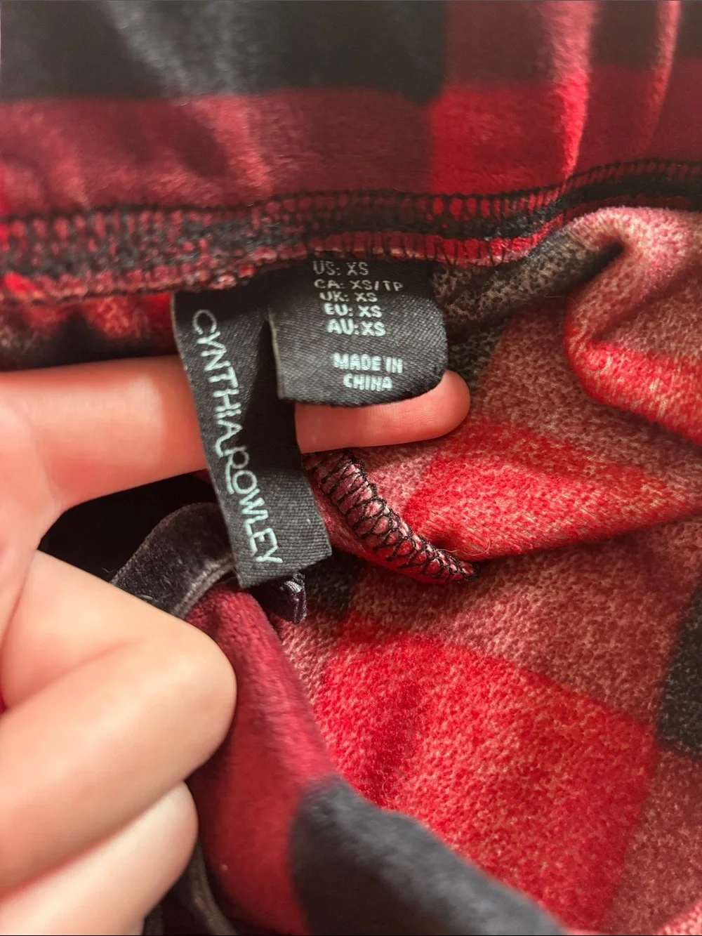 Cynthia Rowley soft fleece